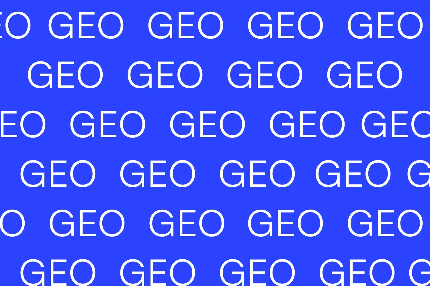 geo (generative engine optimization) nedir?